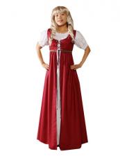 Ladies Medieval Tudor Serving Wench Costume Size 12 - 14